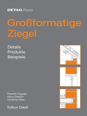 cover image of Großformatige Ziegel